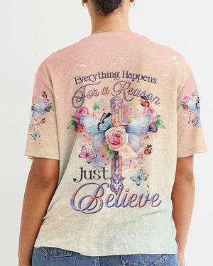 Just Believe Women's All Over Print Shirt - Tltr1810233