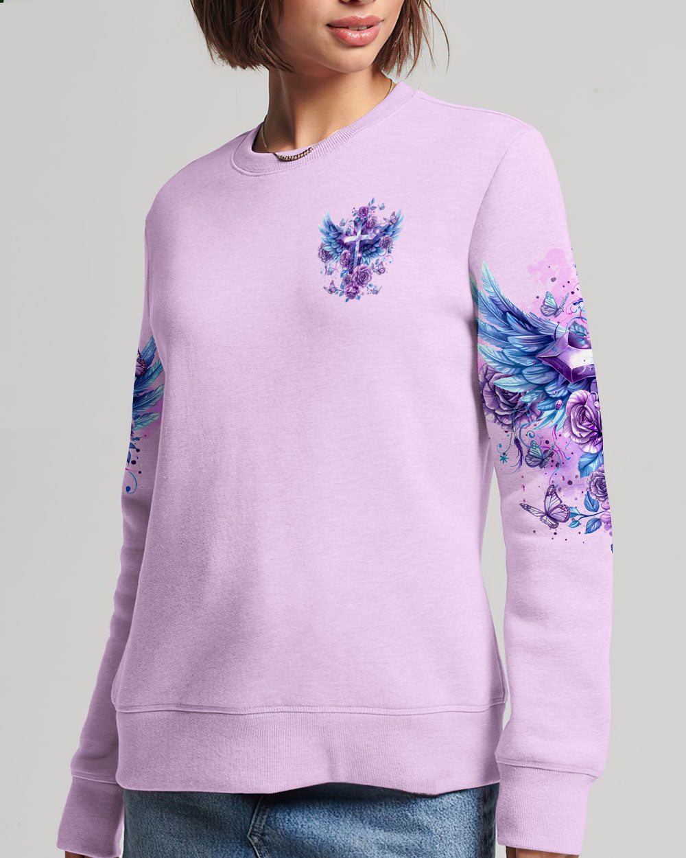 God Says You Are Cross Wings Women's All Over Print Shirt - Tltr2003244