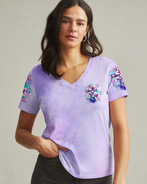 Thank You God For Carrying Me Lilies Women's All Over Print Shirt  - Tltr2005251