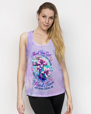 Thank You God For Carrying Me Lilies Women's All Over Print Shirt  - Tltr2005251