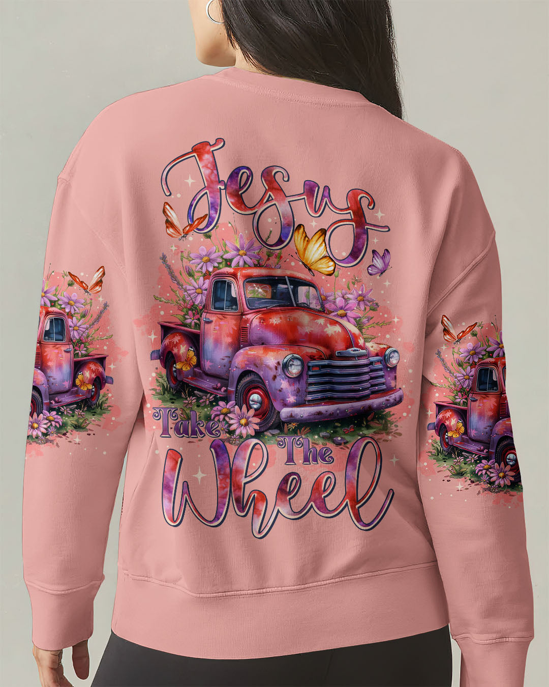 Jesus Take The Wheel Women's All Over Print Shirt - Tltr2006252