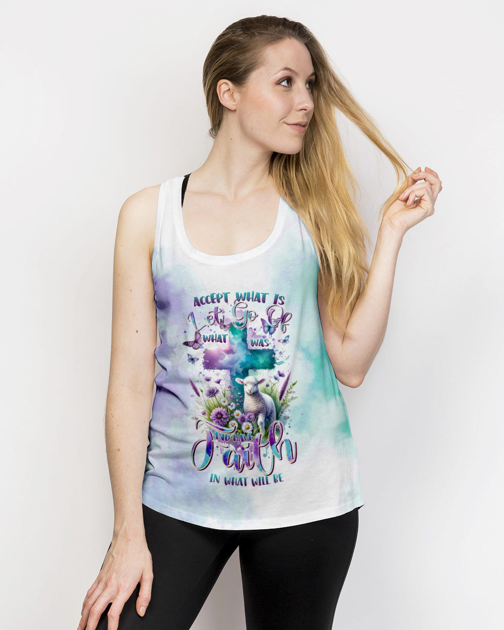 Accept What Is Let Go Of What Was Lamb Women's All Over Print Shirt - Tltr2012231