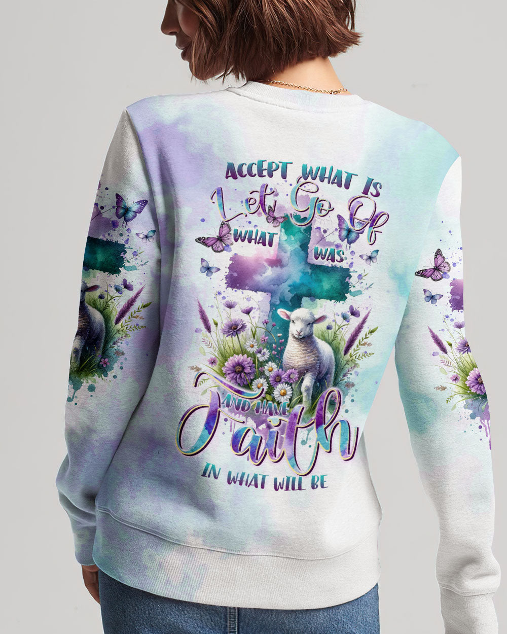 Accept What Is Let Go Of What Was Lamb Women's All Over Print Shirt - Tltr2012231