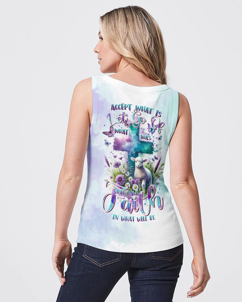 Accept What Is Let Go Of What Was Lamb Women's All Over Print Shirt - Tltr2012231