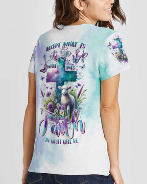 Accept What Is Let Go Of What Was Lamb Women's All Over Print Shirt - Tltr2012231
