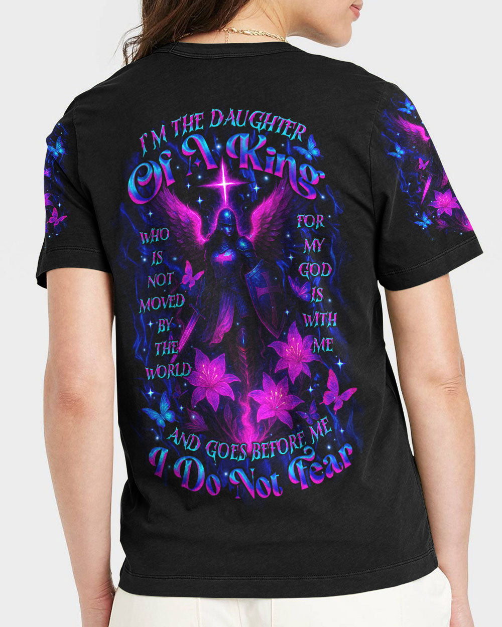 I'm The Daughter Of A King Warrior Women's All Over Print Shirt - Tltr2307254