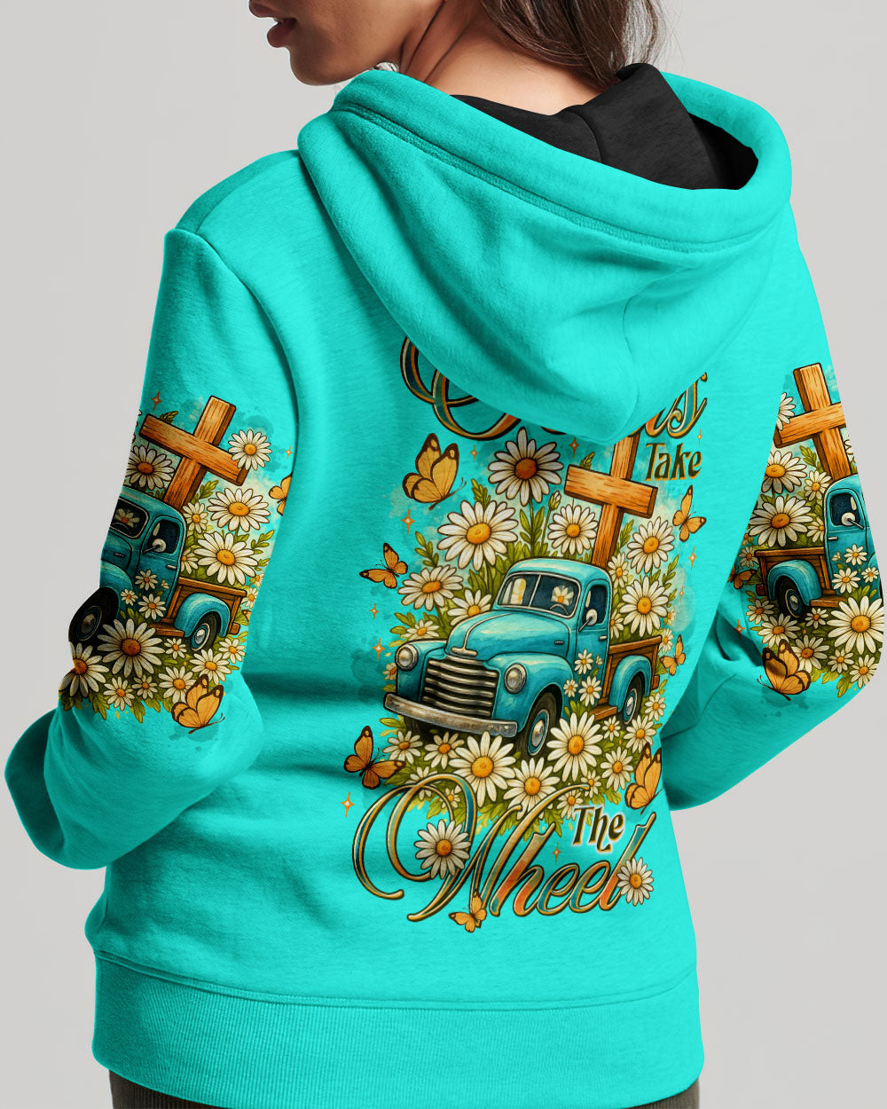 Jesus Take The Wheel Women's All Over Print Shirt - Tltr2309252
