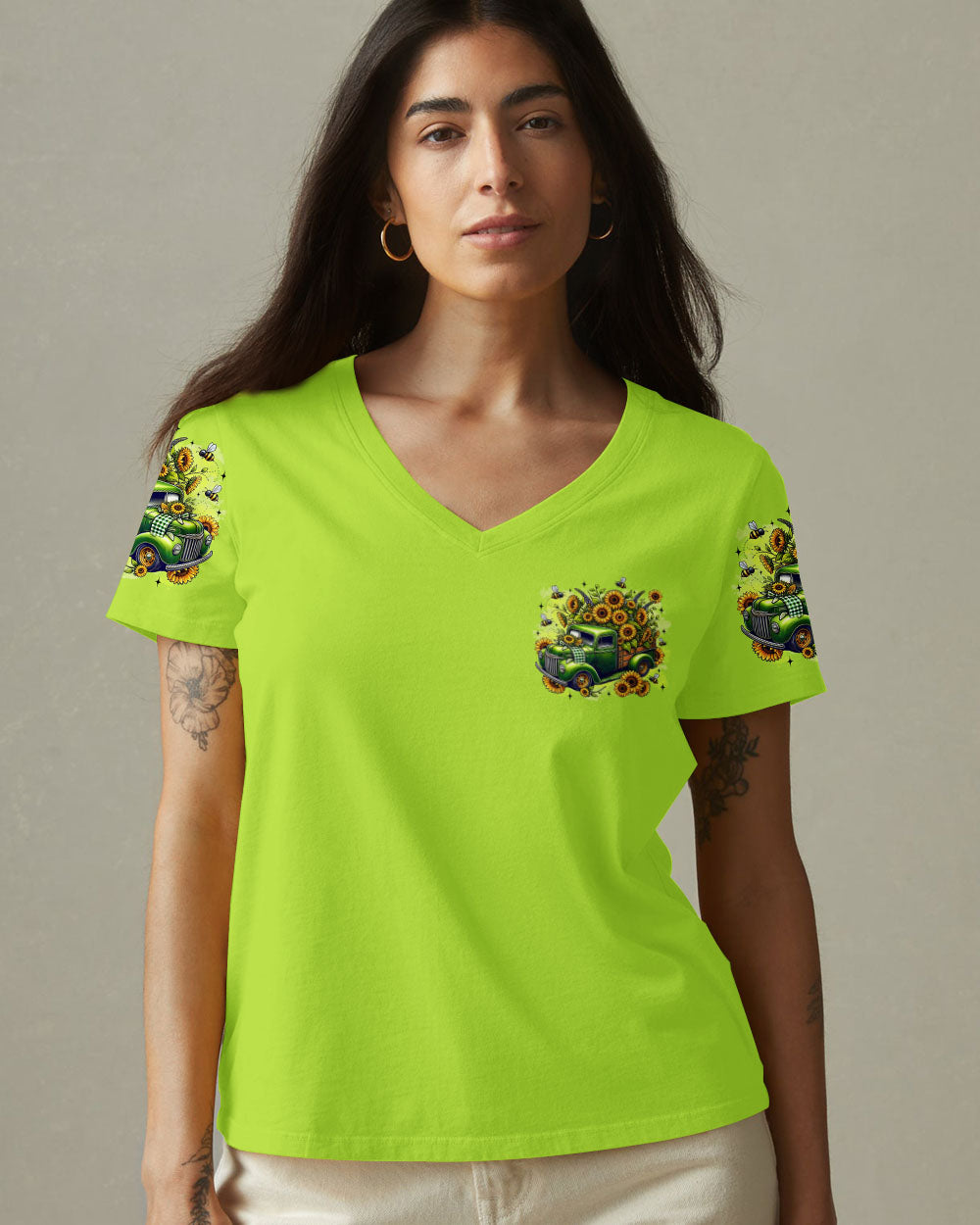 Jesus Take The Wheel Truck Women's All Over Print Shirt - Tltr2508251
