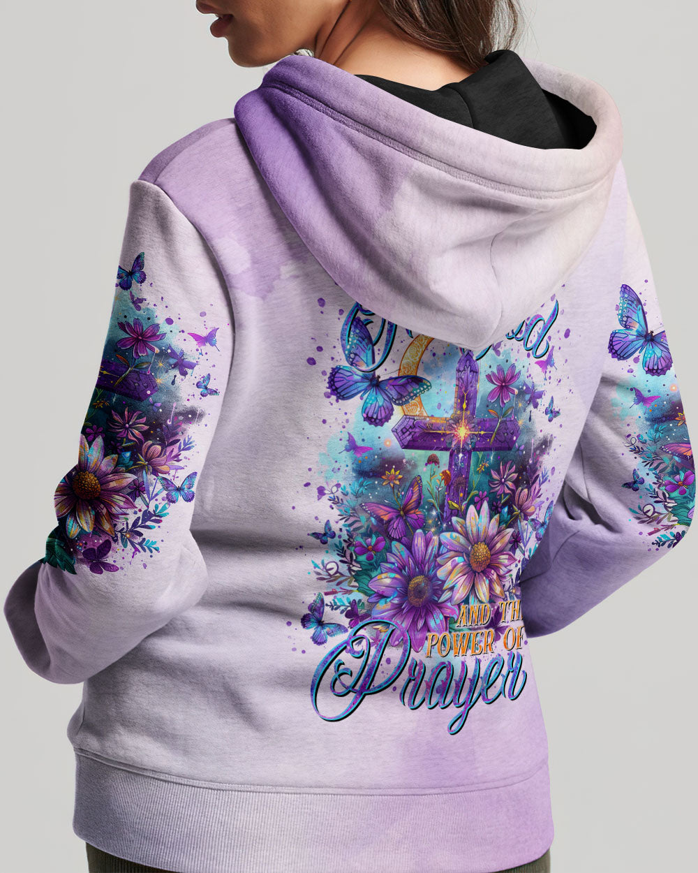 I Believe In God Flower Cross Women's All Over Print Shirt - Tltr2511244