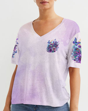 I Believe In God Flower Cross Women's All Over Print Shirt - Tltr2511244