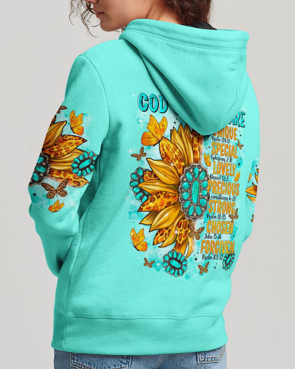 God Says You Are Sunflower Women's All Over Print Shirt - Tltr2702244