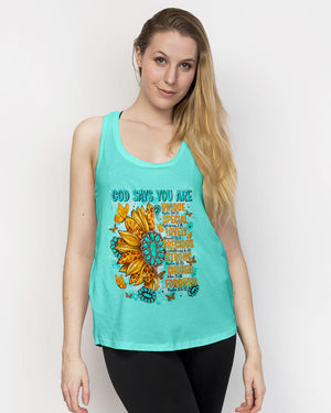 God Says You Are Sunflower Women's All Over Print Shirt - Tltr2702244
