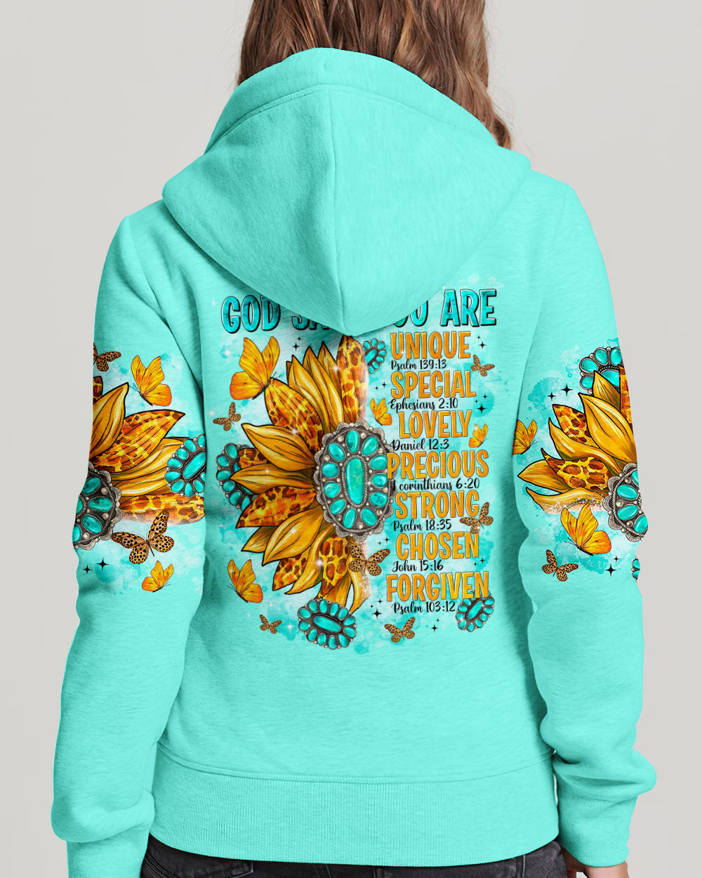 God Says You Are Sunflower Women's All Over Print Shirt - Tltr2702244