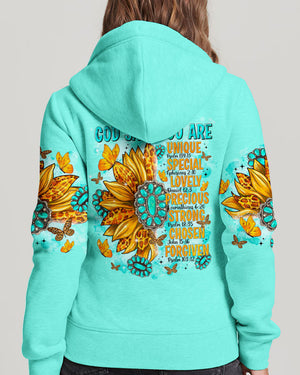 God Says You Are Sunflower Women's All Over Print Shirt - Tltr2702244