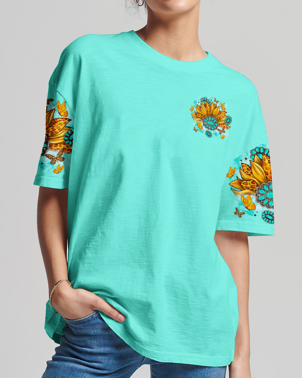 God Says You Are Sunflower Women's All Over Print Shirt - Tltr2702244