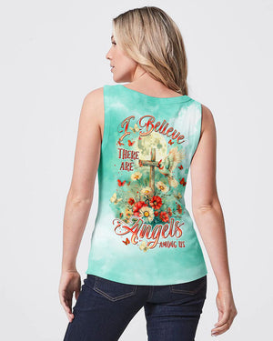I Believe There Are Angels Among Us Cardinal Women's All Over Print Shirt - Tltr2703255