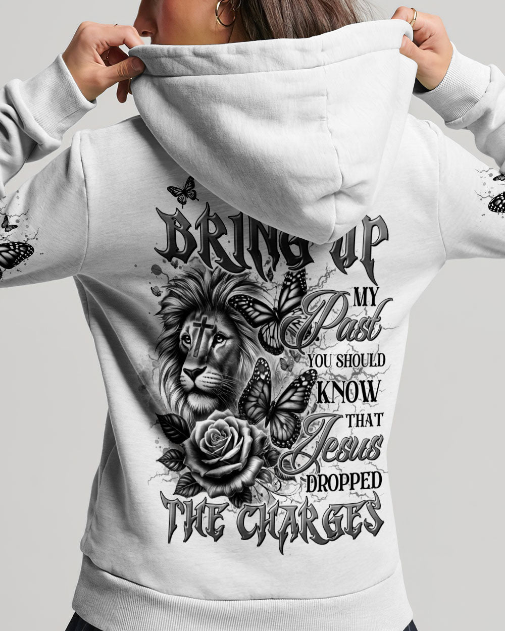 Jesus Dropped The Charges Lion Women's All Over Print Shirt - Tltr2708242