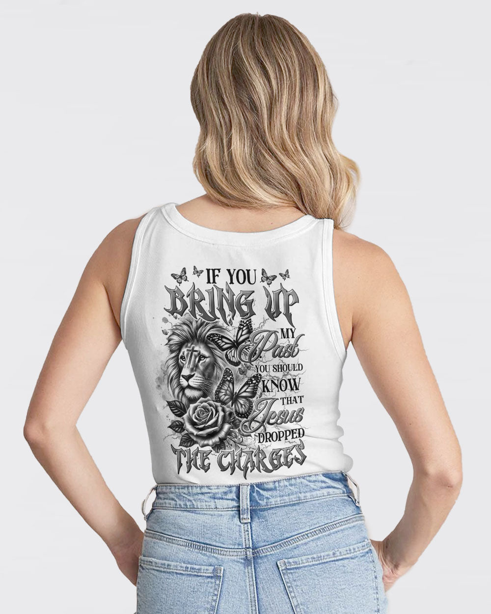 Jesus Dropped The Charges Lion Women's All Over Print Shirt - Tltr2708242