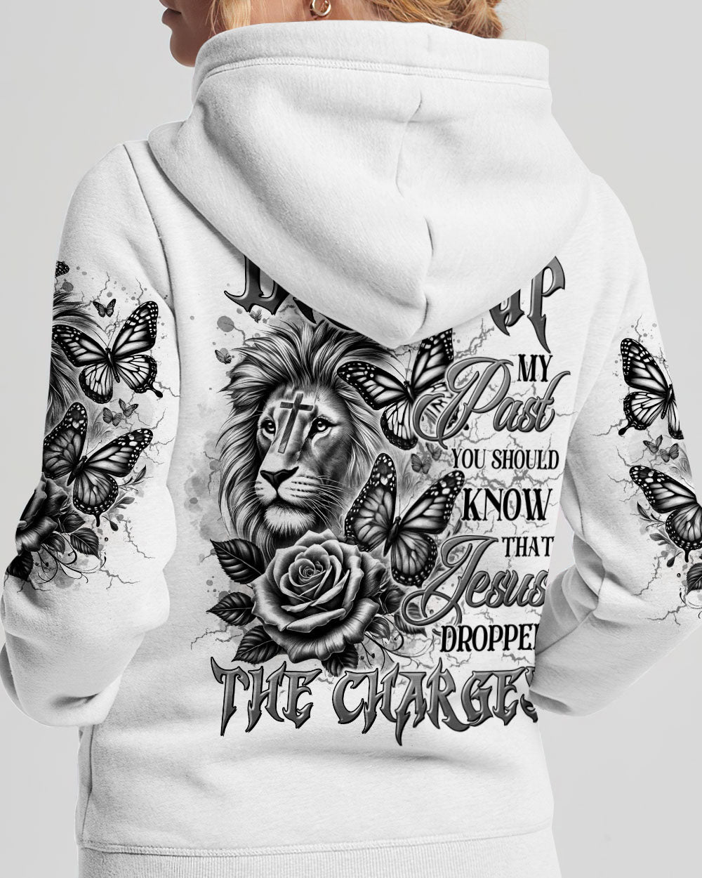 Jesus Dropped The Charges Lion Women's All Over Print Shirt - Tltr2708242