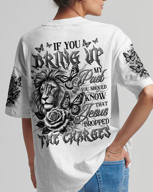 Jesus Dropped The Charges Lion Women's All Over Print Shirt - Tltr2708242