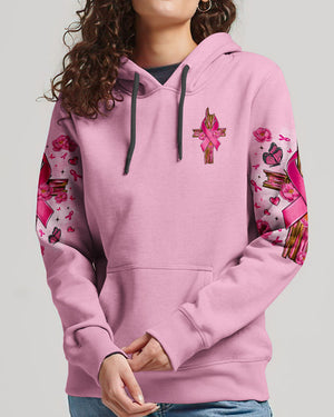 Faith Over Fear Breast Cancer Women's All Over Print Shirt   - Tltr2907252