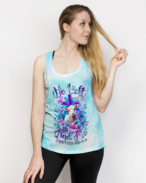 He Left The 99 To Find Me  Lamb Women's All Over Print Shirt   - Tltr3007252