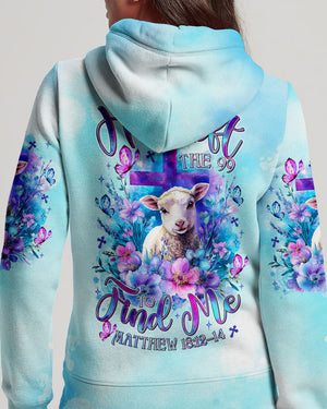 He Left The 99 To Find Me  Lamb Women's All Over Print Shirt   - Tltr3007252