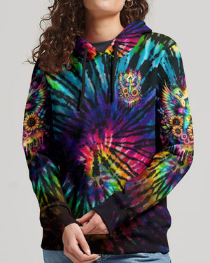 I Can Do All Things Cross Tie Dye Women's All Over Print Shirt - Tltw0102244