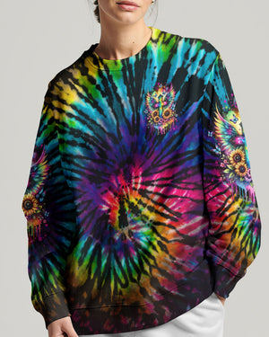 I Can Do All Things Cross Tie Dye Women's All Over Print Shirt - Tltw0102244