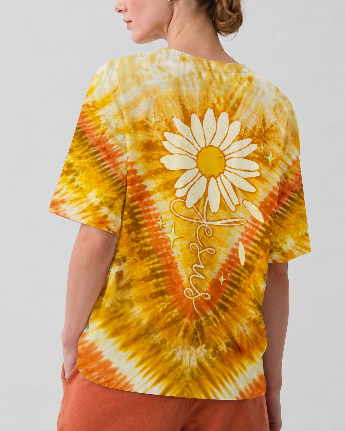 Jesus Daisies V Pattern Women's All Over Print Shirt - Tltw0207261
