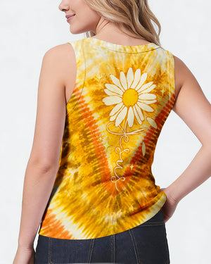 Jesus Daisies V Pattern Women's All Over Print Shirt - Tltw0207261