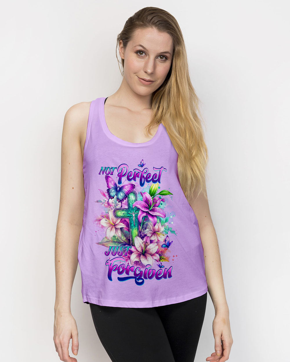 Not Perfect Just Forgiven Women's All Over Print Shirt  - Tltw0306252
