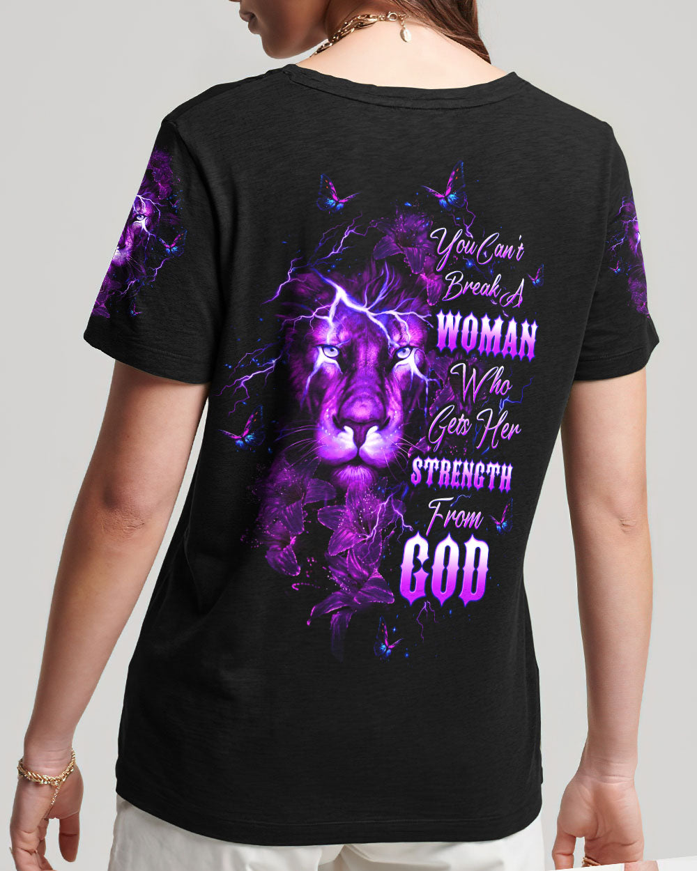 You Can't Break A Woman Warrior Women's All Over Print Shirt - Tltw0307245