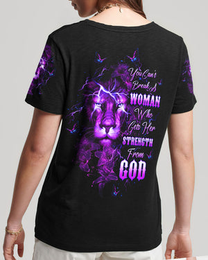 You Can't Break A Woman Warrior Women's All Over Print Shirt - Tltw0307245