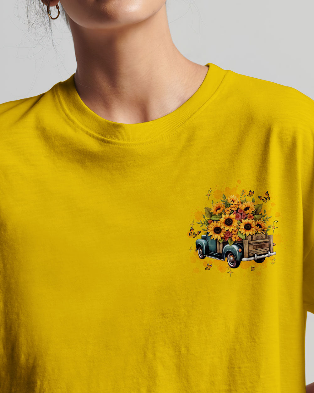 I'm Blunt Because God Rolled Me That Way Sunflower Truck Women's All Over Print Shirt - Tltw0312254