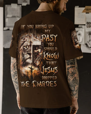 Jesus Dropped The Charges Lion Men's All Over Print Shirt  - Tltw0403254