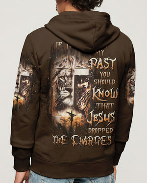 Jesus Dropped The Charges Lion Men's All Over Print Shirt  - Tltw0403254
