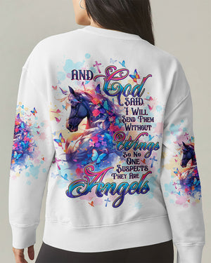 I Will Send Them Without Wings Horse Women's All Over Print Shirt - Tltw0407253
