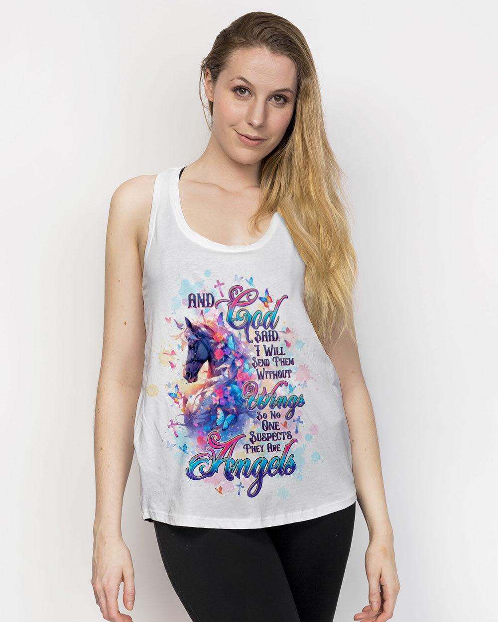 I Will Send Them Without Wings Horse Women's All Over Print Shirt - Tltw0407253