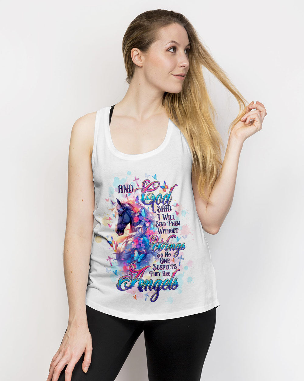 I Will Send Them Without Wings Horse Women's All Over Print Shirt - Tltw0407253
