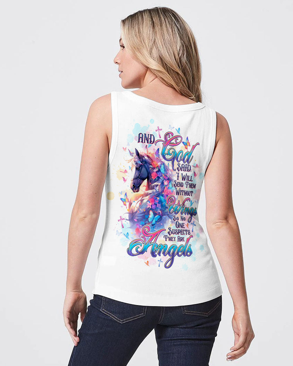 I Will Send Them Without Wings Horse Women's All Over Print Shirt - Tltw0407253