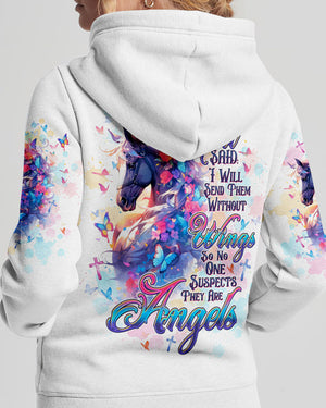 I Will Send Them Without Wings Horse Women's All Over Print Shirt - Tltw0407253
