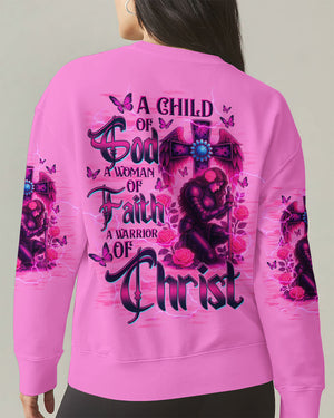 A Child Of God A Woman Of Faith Warrior Women's All Over Print Shirt  - Tltw0408253