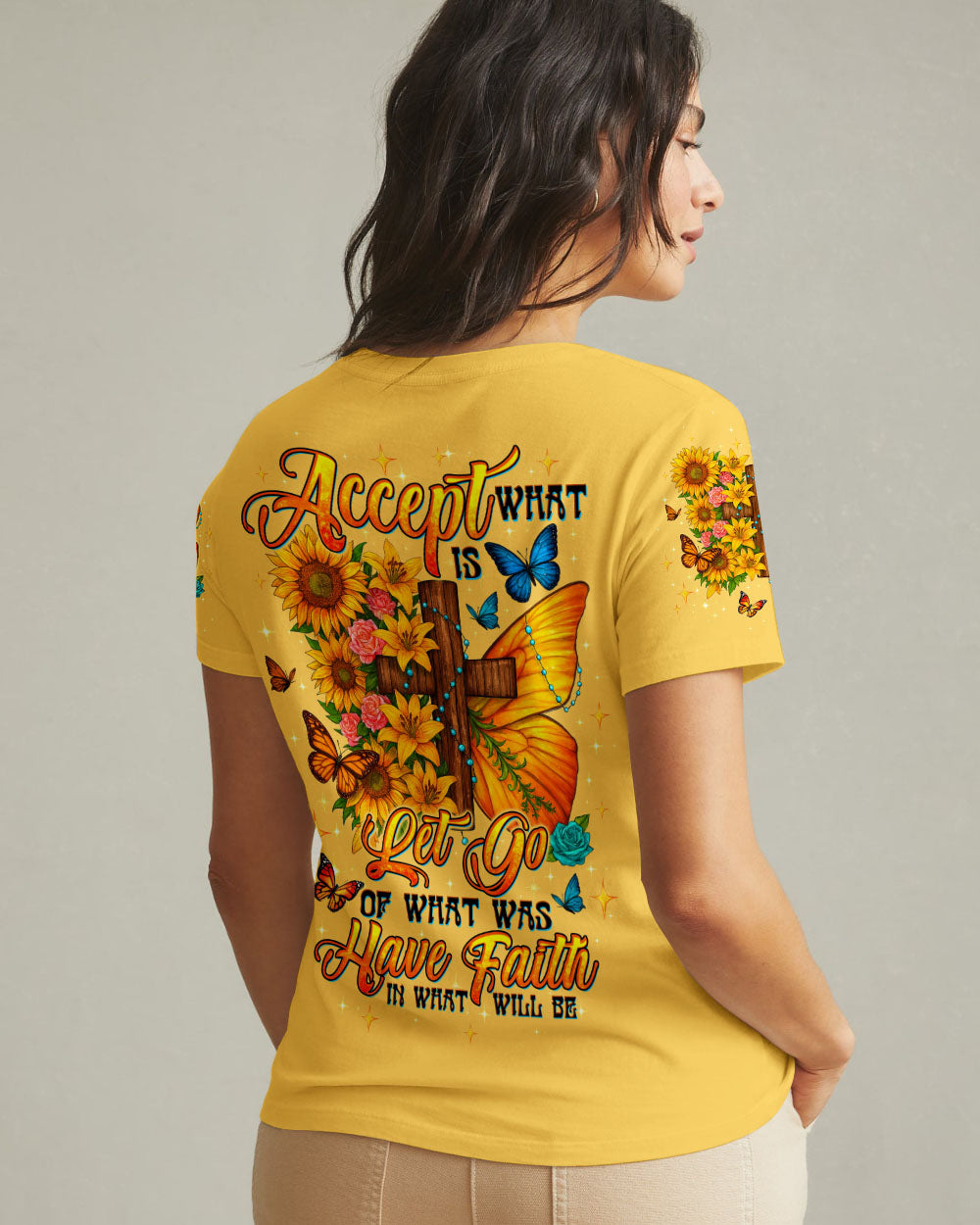 Have Faith In What Will Be Butterfly Women's All Over Print Shirt - Tltw0409252