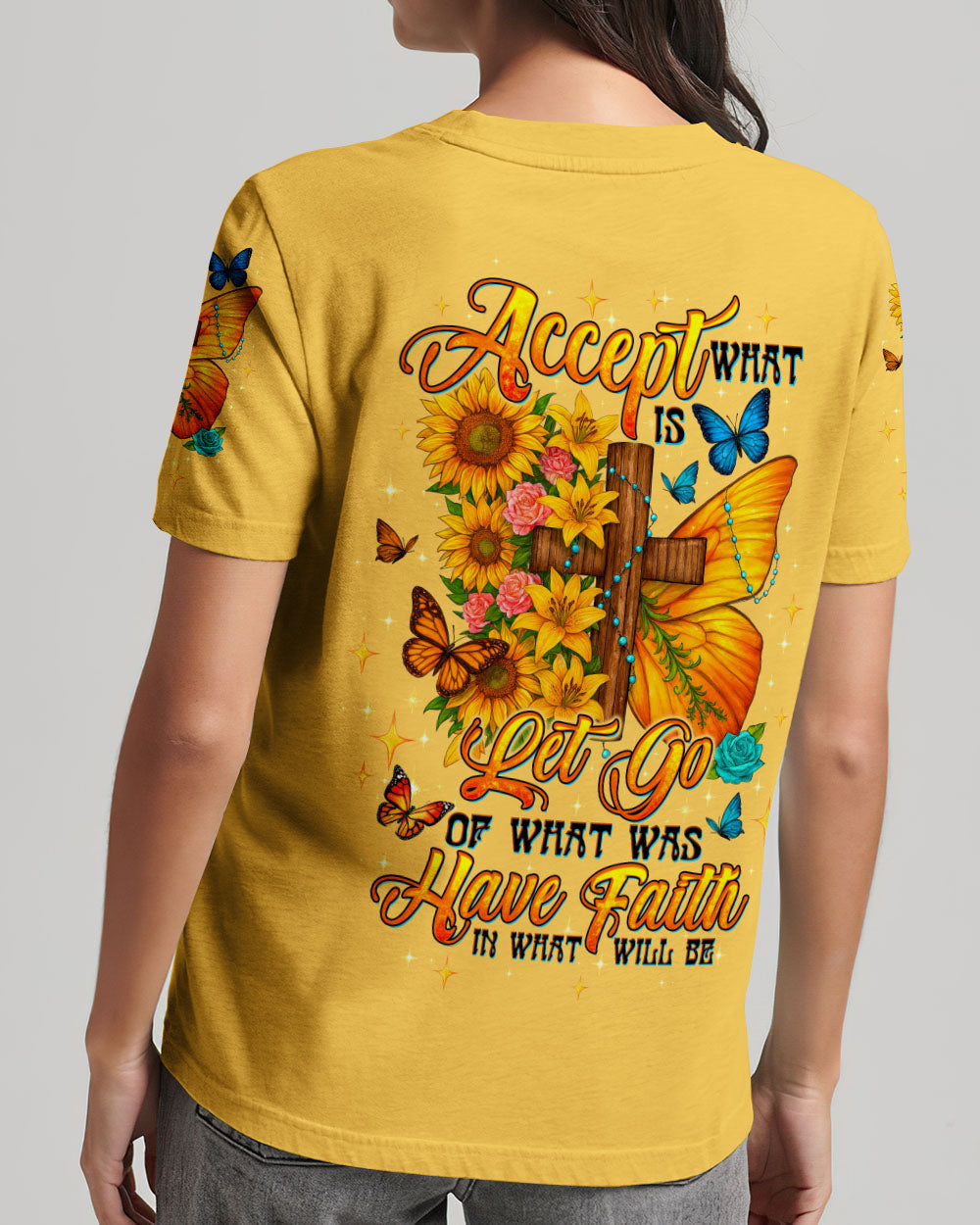 Have Faith In What Will Be Butterfly Women's All Over Print Shirt - Tltw0409252