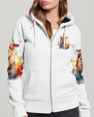 I Would Rather Stand With God Painting Lion Women's All Over Print Shirt - Tltw0410233