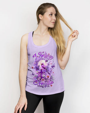 I Believe There Are Angels Among Us Cardinal Women's All Over Print Shirt - Tltw0410242