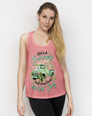 Life's A Journey Flower Truck Women's All Over Print Shirt - Tltw0412252