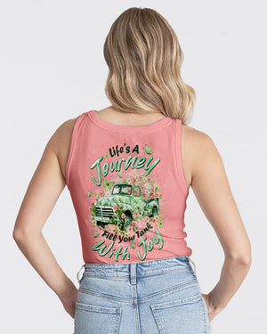 Life's A Journey Flower Truck Women's All Over Print Shirt - Tltw0412252