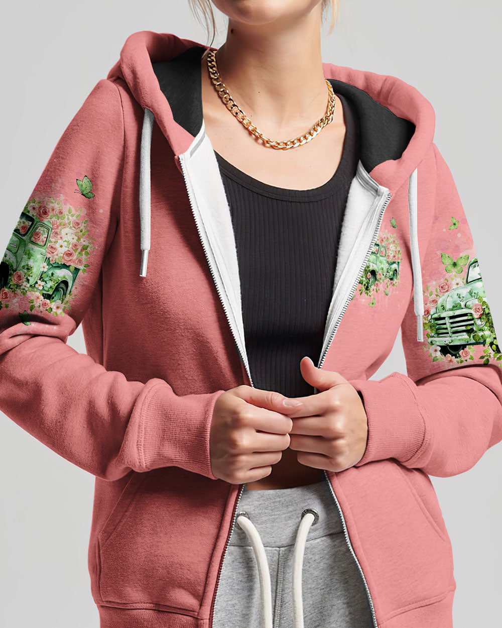 Life's A Journey Flower Truck Women's All Over Print Shirt - Tltw0412252